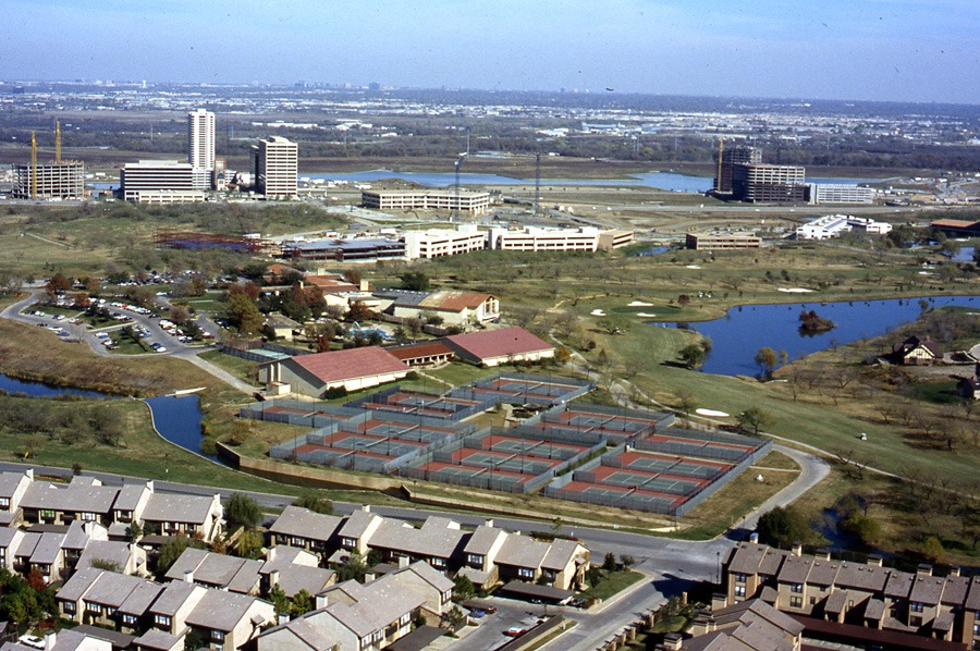 Las Colinas Country Club in foreground with Urban Center on horizon (nd)
